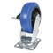 Vestil Elastic Rubber Swivel With Brake Caster 6 In. Diameter x 2 In. Width 770 lb Blue/Black CST-BB-6X2ER-SWB - alternate 2